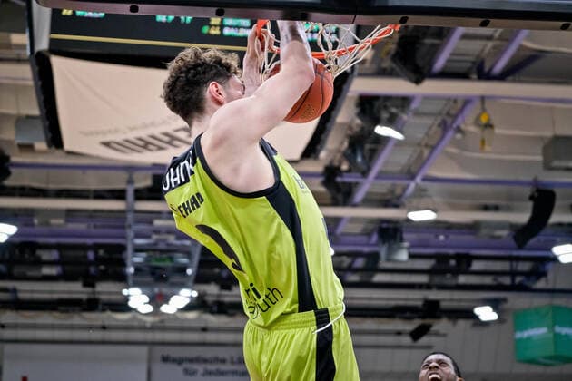 medi bayreuth BG Goettingen , Basketball, Bundesliga, BBL, Spieltag 2, Spielzeit 2021 2022, 05 01 2022, medi bayreuth BG Goettingen , Basketball, Bundesliga, BBL, Spieltag 2, Spielzeit 2021 2022, 05 01 2022, Foto EIBNER Thorsten Ochs Bayreuth Copyright: xEibner-Pressefoto ThorstenxOchsx EP_TOS