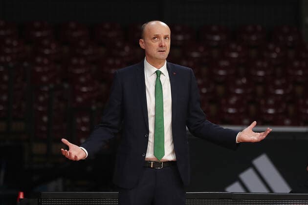 Jure Zdovc BC Zalgiris Kaunas, head coach gestures GER, FC Bayern Basketball vs BC Zalgiris Kaunas, basketball, EuroLeague, 2021 2022 season, 11 01 2022, GER, FC Bayern Basketball vs BC Zalgiris Kaunas, basketball, EuroLeague, 2021 2022 season, 11 01 2022, Munich Copyright: xEIBNER MarcelxEngelbrechtx EP_EER