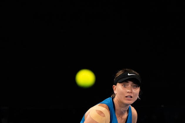 Mandatory Credit: Photo by Shutterstock (12757262bw) Paula Badosa in action during her round of 16 match Sydney Tennis Classic, Day 4, Tennis, Olympic Park, Sydney, Australia - 12 Jan 2022 Sydney Tennis Classic, Day 4, Tennis, Olympic Park, Sydney, Australia - 12 Jan 2022 Copyright: xShutterstockx 12757262bw
