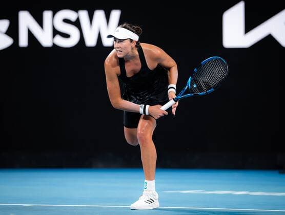 Mandatory Credit: Photo by Rob Prange Shutterstock (12751288dw) Garbine Muguruza of Spain in action during the quarter-final of the 2022 Sydney Tennis Classic WTA, Tennis Damen 500 tennis tournament Sydney Tennis Classic, Day 4, Tennis, Olympic Park, Sydney, Australia - 13 Jan 2022 Sydney Tennis Classic, Day 4, Tennis, Olympic Park, Sydney, Australia - 13 Jan 2022 Copyright: xRobxPrange Shutterstockx 12751288dw
