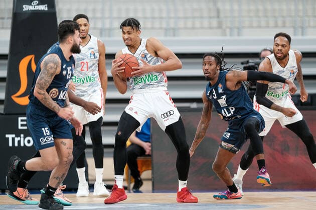 , MLP Academics Heidelberg vs FC Bayern Muenchen, Basketball, easyCredit Bundesliga, 18 Matchday, Season 2021 2022, 23 01 2022, MLP Academics Heidelberg vs FC Bayern Muenchen, Basketball, easyCredit Bundesliga, 18 Matchday, Season 2021 2022, 23 01 2022, Heidelberg Copyright: xEibner-Pressefotox EP_EER