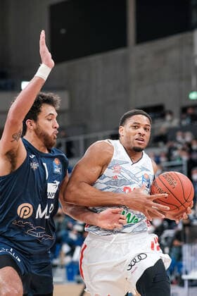 , MLP Academics Heidelberg vs FC Bayern Muenchen, Basketball, easyCredit Bundesliga, 18 Spieltag, Saison 2021 2022, 23 01 2022, MLP Academics Heidelberg vs FC Bayern Muenchen, Basketball, easyCredit Bundesliga, 18 Spieltag, Saison 2021 2022, 23 01 2022, Heidelberg Copyright: xEibner-Pressefotox EP_EER