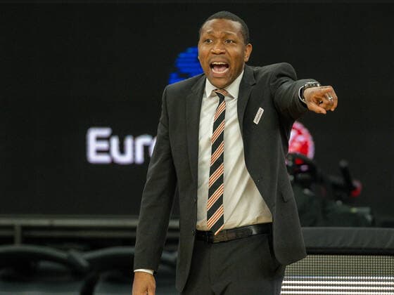 Tyron Mccoy Ratiopharm Ulm, Co Trainer , GER, Ratiopharm Ulm vs Virtus Segafredo Bologna, Basketball, EuroCup, Group B, 7DAYS, Spielzeit 2021 2022, 25 01 2022, GER, Ratiopharm Ulm vs Virtus Segafredo Bologna, Basketball, EuroCup, Group B, 7DAYS, Spielzeit 2021 2022, 25 01 2022 Ulm Copyright: xEibner-Pressefoto SaschaxWaltherx EP_EER