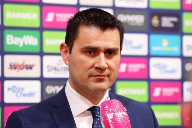 Mauricio Parra medi bayreuth, head coach during an interview GER, FC Bayern Basketball vs medi bayreuth, 1 Bundesliga, season 2021 2022, 30 01 2022, GER, FC Bayern Basketball vs medi bayreuth, 1 Bundesliga, season 2021 2022, 30 01 2022, Munich Copyright: xEIBNER MarcelxEngelbrechtx EP_EER