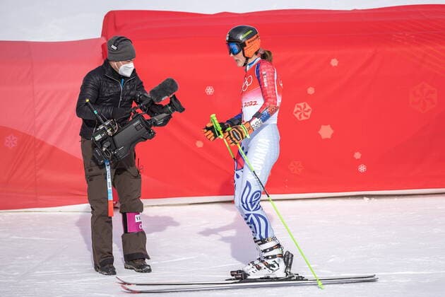 07 02 2022, National Alpine Ski Centre, Yanqing, CHN, Winter Olympic Games, Beijing 2022, Alpine Skiing, Giant Slalom, Women, in picture Petra Vlhova SVK Petra Vlhova of Slovakia during women s Giant Slalom Competition for the Winter Olympic Games Beijing 2022 National Alpine Ski Centre in Yanqing, China on 2022 02 07 Expa Yanqing EP_gro