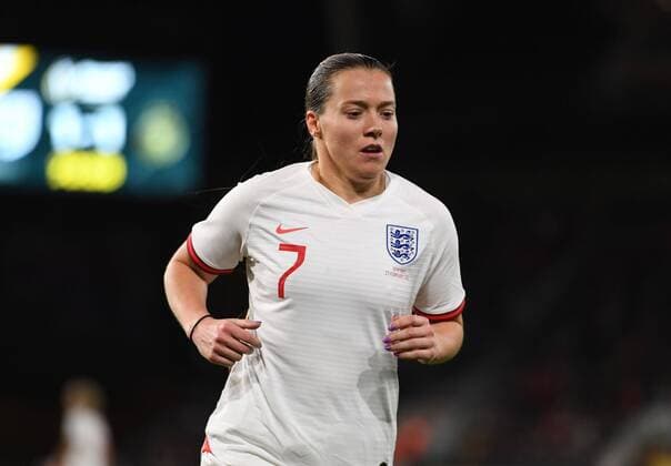 Mandatory Credit: Photo by Anna Gowthorpe Shutterstock (12819433cx) Fran Kirby of England England Women v Germany Women, Arnold Clark Cup 2022, Football, Molineux, Wolverhampton, UK - 23 Feb 2022 EDITORIAL USE ONLY No use with unauthorised audio, video, data, fixture lists, club league logos or live services. Online in-match use limited to 120 images, no video emulation. No use in betting, games or single club league player publications. England Women v Germany Women, Arnold Clark Cup 2022, Football, Molineux, Wolverhampton, UK - 23 Feb 2022 EDITORIAL USE ONLY No use with unauthorised audio, video, data, fixture lists, club league logos or live services. Online in-match use limited to 120 images, no video emulation. No use in betting, games or single club league player publications. Copyright: xAnnaxGowthorpe Shutterstockx 12819433cx