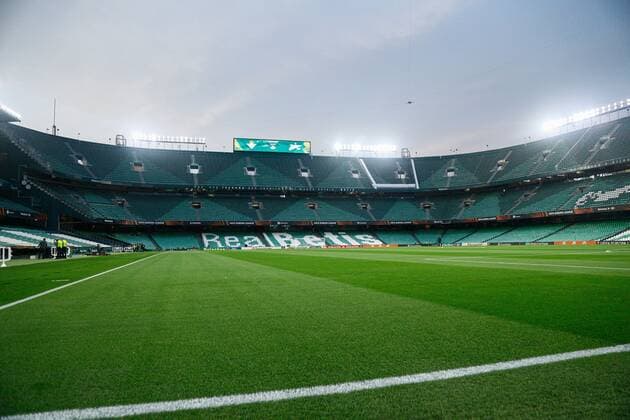 Mandatory Credit: Photo by Pressinphoto Shutterstock (12821595a) Real Betis Stadium Real Betis v Zenit, UEFA Europa League 2021-2022, Round of 32, secong leg. Football, Benito Villamarin Stadium, Sevilla, Spain - 24 Feb 2022 Editorial use only Real Betis v Zenit, UEFA Europa League 2021-2022, Round of 32, secong leg. Football, Benito Villamarin Stadium, Sevilla, Spain - 24 Feb 2022 Editorial use only Copyright: xPressinphoto Shutterstockx 12821595a