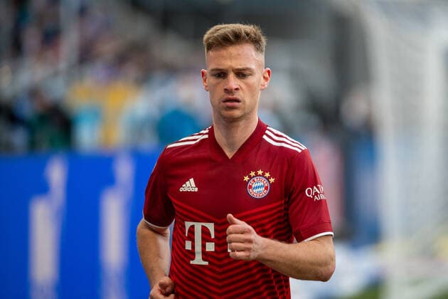 Joshua Kimmich FC Bayern Muenchen, 06 , GER, TSG 1899 Hoffenheim vs FC Bayern Muenchen, Football, Bundesliga, 26 Spieltag, Spielzeit 2021 2022, 12 03 2022, DFB DFL regulations prohibit any use of photographs as image sequences and or quasi video , GER, TSG 1899 Hoffenheim vs FC Bayern Muenchen, Football, Bundesliga, 26 Spieltag, Spielzeit 2021 2022, 12 03 2022 Sinsheim Copyright: xEibner-Pressefoto SaschaxWaltherx EP_EER