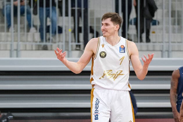 David Kraemer Basketball Loewen Braunschweig, 1 is visibly disappointed sadly dejected, MLP Academics Heidelberg vs Basketball Loewen Braunschweig, Basketball, easyCredit Bundesliga, 25 Spieltag, Saison 2021 2022, 12 03 2022, MLP Academics Heidelberg vs Basketball Loewen Braunschweig, Basketball, easyCredit Bundesliga, 25 Spieltag, Saison 2021 2022, 12 03 2022, Heidelberg Copyright: xEibner-Pressefotox EP_EER