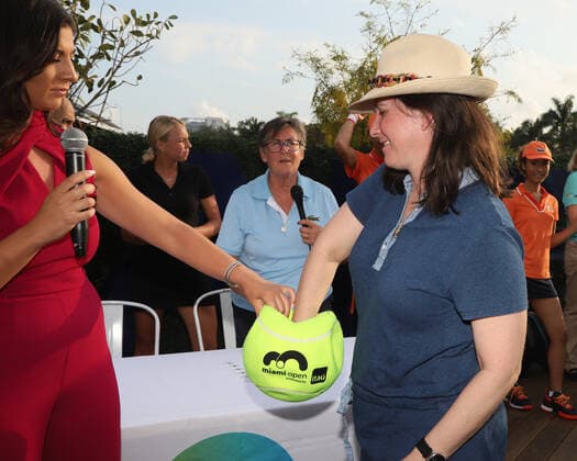 March 20, 2022, Miami, Florida, United States Of America: MIAMI, FLORIDA - MARCH 20: Ruthie Polinski attends the 2022 Miami Open Womens Draw Ceremony Hosted by Ruthie Polinksi of NBC6, the Miami Open Womens Draw ceremony will feature World No. 5 Anett Kontaveit, and Florida-native Coco Gauff, tournament director James Blake, and co-tournament referee Pam Whytcross at The Wharf on March 20, 2022 in Miami, Florida...People: Ruthie Polinski Miami United States Of America - ZUMAs214 20220320_zda_s214_009 Copyright: xSMGx