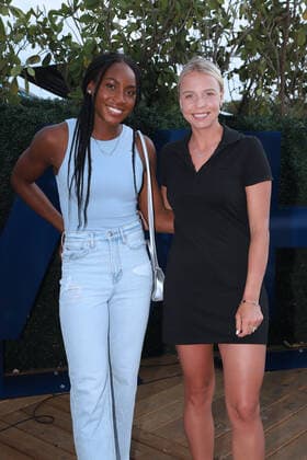 March 20, 2022, Miami, Florida, United States Of America: MIAMI, FLORIDA - MARCH 20: Coco Gauff, Anett Kontaveit attends the 2022 Miami Open Womens Draw Ceremony Hosted by Ruthie Polinksi of NBC6, the Miami Open Womens Draw ceremony will feature World No. 5 Anett Kontaveit, and Florida-native Coco Gauff, tournament director James Blake, and co-tournament referee Pam Whytcross at The Wharf on March 20, 2022 in Miami, Florida...People: Coco Gauff, Anett Kontaveit Miami United States Of America - ZUMAs214 20220320_zda_s214_025 Copyright: xSMGx