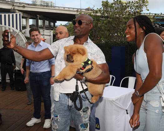 March 20, 2022, Miami, Florida, United States Of America: MIAMI, FLORIDA - MARCH 20: Coco Gauff attends the 2022 Miami Open Womens Draw Ceremony Hosted by Ruthie Polinksi of NBC6, the Miami Open Womens Draw ceremony will feature World No. 5 Anett Kontaveit, and Florida-native Coco Gauff, tournament director James Blake, and co-tournament referee Pam Whytcross at The Wharf on March 20, 2022 in Miami, Florida...People: Coco Gauff Miami United States Of America - ZUMAs214 20220320_zda_s214_036 Copyright: xSMGx
