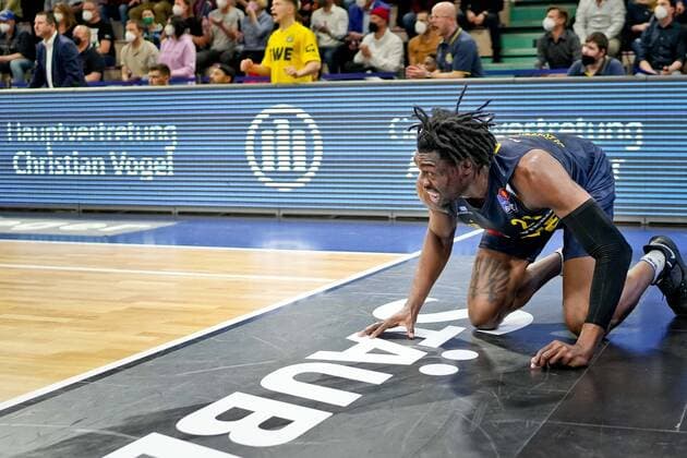 medi bayreuth EWE Baskets Oldenburg, Basketball, Bundesliga, BBL, Matchday 14, Season 2021 2022, 23 03 2022 21Odiase, Tai EWE Oldenburg medi bayreuth EWE Baskets Oldenburg , Basketball, Bundesliga, BBL, Matchday 14, Season 2021 2022, 23 03 2022 Bayreuth Copyright: xEibner-Pressefoto ThorstenxOchsx EP_TOS