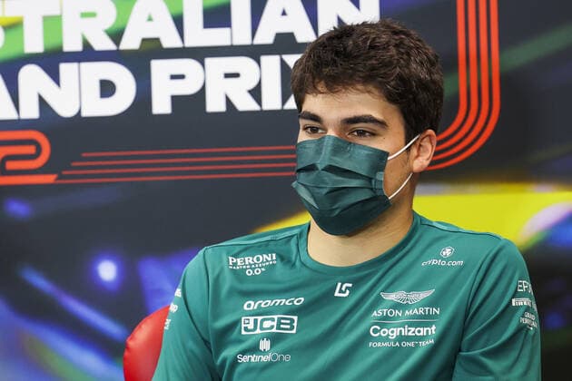 STROLL Lance (can), Aston Martin F1 Team AMR22, portrait, press conference, PK, Pressekonferenz during the Formula 1 Heineken Australian Grand Prix 2022, 3rd round of the 2022 FIA Formula One World Championship, WM, Weltmeisterschaft on the Albert Park Circuit, from April 8 to 10, 2022 in Melbourne, Australia - F1 - AUSTRALIAN GRAND PRIX 2022 DPPI Panoramic 00122008_1243.JPG_