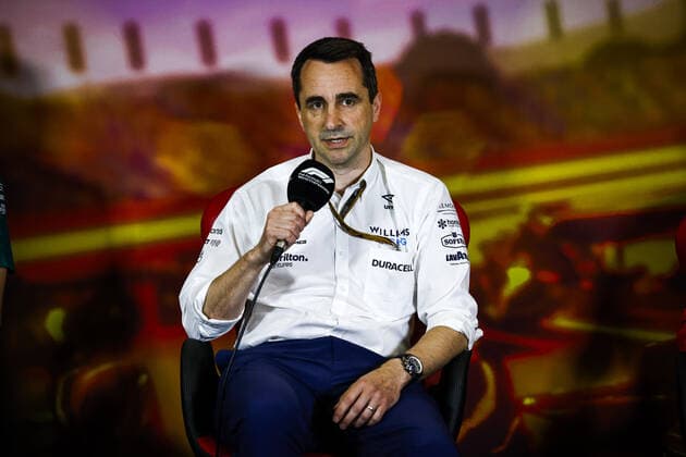 ROBSON Dave (gbr), Head of Vehicle Performance, Williams Racing, portrait, press conference, PK, Pressekonferenz during the Formula 1 Pirelli Grand Premio de Espana 2022, 6th round of the 2022 FIA Formula One World Championship, WM, Weltmeisterschaft on the Circuit de Barcelona-Catalunya, from May 20 to 22, 2022 in Montmelo, Spain - F1 - SPANISH GRAND PRIX 2022 DPPI Panoramic 00122015__R5_9895.JPG_