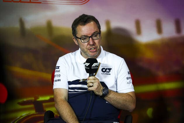 EGGINTON Jody, Technical Director of Scuderia AlphaTauri, portrait, press conference, PK, Pressekonferenz during the Formula 1 Pirelli Grand Premio de Espana 2022, 6th round of the 2022 FIA Formula One World Championship, WM, Weltmeisterschaft on the Circuit de Barcelona-Catalunya, from May 20 to 22, 2022 in Montmelo, Spain - F1 - SPANISH GRAND PRIX 2022 DPPI Panoramic 00122015_XR3_7612.JPG_