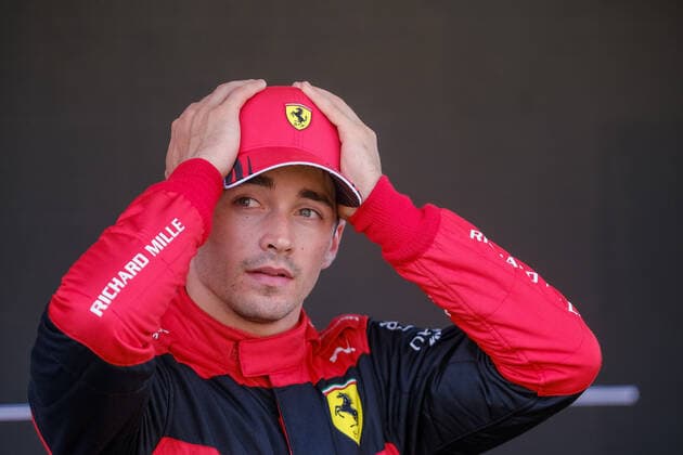Charles Leclerc MCO, Scuderia Ferrari F1 Team, 16 cant believe hes on pole, ESP, Formula One Pirelli Gran Premio de Espana, Formula 1, Saturday, Season 2022, 21 05 2022, ESP, Formula One Pirelli Gran Premio de Espana, Formula 1, Saturday, Season 2022, 21 05 2022, Barcelona Copyright: xEibner-Pressefotox EP_EER