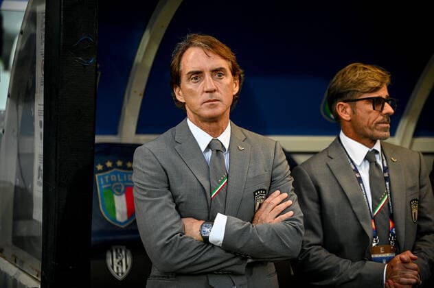 June 7, 2022, Cesena, Italy: Cesena, Italy, Dino Manuzzi stadium, June 07, 2022, Italy s head coach Roberto Mancini during Italy vs Hungary - football UEFA Nations League match. football UEFA Nations League match - Italy vs Hungary, Cesena, Italy - ZUMAl164 20220607_zsa_l164_007 Copyright: xEttorexGriffonix