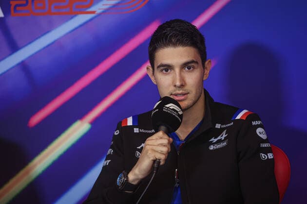 OCON Esteban (fra), Alpine F1 Team A522, portrait press conference, PK, Pressekonferenz during the Formula 1 AWS Grand Prix du Canada 2022, 9th round of the 2022 FIA Formula One World Championship, WM, Weltmeisterschaft on the Circuit Gilles Villeneuve, from June 17 to 19, 2022 in Montreal, Canada - F1 - CANADIAN GRAND PRIX 2022 DPPI Panoramic AV6_4638