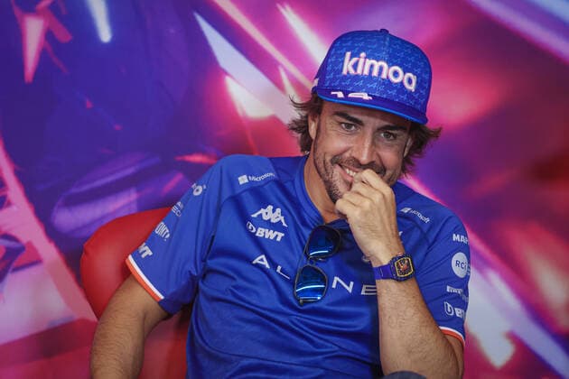 ALONSO Fernando (spa), Alpine F1 Team A522, portrait press conference, PK, Pressekonferenz during the Formula 1 AWS Grand Prix du Canada 2022, 9th round of the 2022 FIA Formula One World Championship, WM, Weltmeisterschaft on the Circuit Gilles Villeneuve, from June 17 to 19, 2022 in Montreal, Canada - F1 - CANADIAN GRAND PRIX 2022 DPPI Panoramic AV6_4765