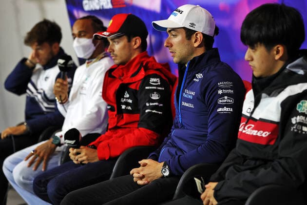 10 Pierre Gasly FRA, Scuderia AlphaTauri , 44 Lewis Hamilton GBR, Mercedes AMG Petronas F1 Team , 16 Charles Leclerc MCO, Scuderia Ferrari , 6 Nicholas Latifi CAN, Williams Racing , 24 Guanyu Zhou CHN, Alfa Romeo F1 Team ORLEN , F1 Grand Prix of Great Britain at Silverstone Circuit on June 30, 2022 in Silverstone, United Kingdom Photo by DPPI via HOCH ZWEI Silverstone United Kingdom