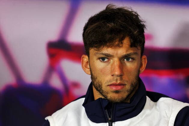 GASLY Pierre (fra), Scuderia AlphaTauri AT03, portrait conference de presse press conference, PK, Pressekonferenz during the Formula 1 Lenovo British Grand Prix 2022, 10th round of the 2022 FIA Formula One World Championship, WM, Weltmeisterschaft on the Silverstone Circuit, from July 1 to 3, 2022 in Silverstone, United Kingdom - F1 - BRITISH GRAND PRIX 2022 DPPI Panoramic MOY16758