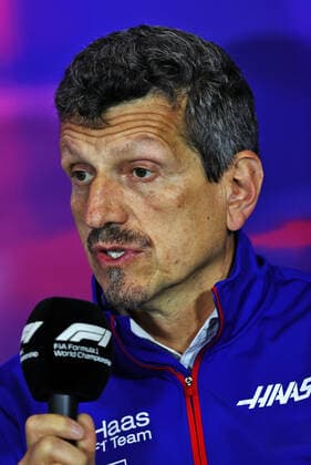 STEINER Guenther (ita), Team Principal of Haas F1 team, portrait press conference, PK, Pressekonferenz during the Formula 1 Lenovo British Grand Prix 2022, 10th round of the 2022 FIA Formula One World Championship, WM, Weltmeisterschaft on the Silverstone Circuit, from July 1 to 3, 2022 in Silverstone, United Kingdom - F1 - BRITISH GRAND PRIX 2022 DPPI Panoramic MOY18738