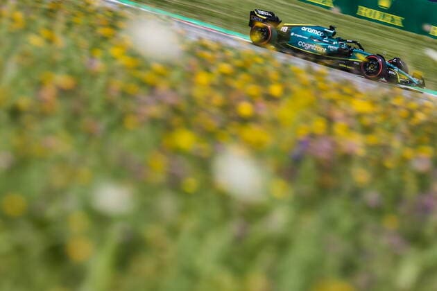 08 07 2022, Red Bull Ring, Spielberg, AUT, FIA, Formula One, Austrian Grand Prix, Free Practice, in picture Lance Stroll CAN, Aston Martin Lance Stroll of Canada during a training day before the Austrian FIA Formula One Grand Prix at the Red Bull Ring in Spielberg, Austria on 2022 07 08 Expa Spielberg EP_ang