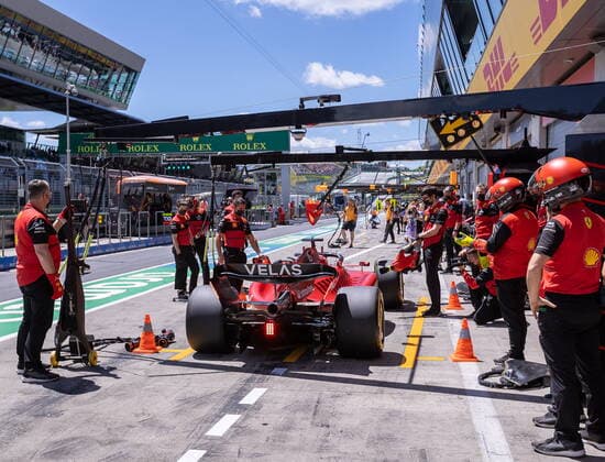 08 07 2022, Red Bull Ring, Spielberg, AUT, FIA, Formula One, Austrian Grand Prix, Free Practice, in picture Charles Leclerc MON, Ferrari Charles Leclerc of Monaco during a training day before the Austrian FIA Formula One Grand Prix at the Red Bull Ring in Spielberg, Austria on 2022 07 08 Expa Spielberg EP_gro