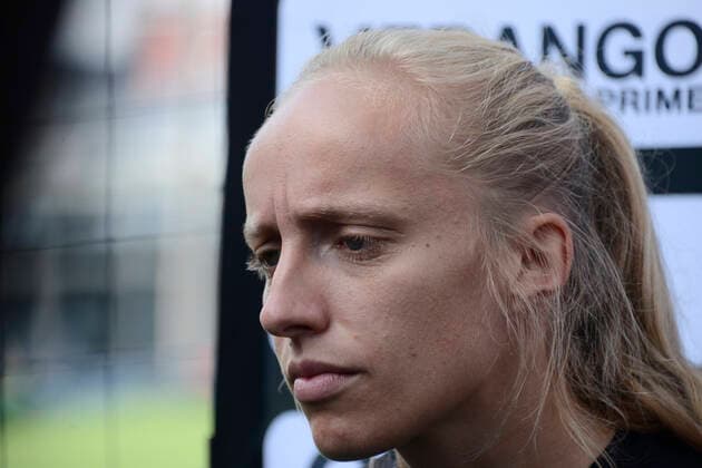 July 12, 2022, Mexico City, Mexico City, Mexico: July 12, 2022, Mexico City, Mexico: Women s Bayer Leverkusen players Irina Pando during a press conference, PK, Pressekonferenz to announce the match between America and Bayer Leverkusen as part of 100 years of Bayer in Mexico. on July 12, 2022 in Mexico City, Mexico. Mexico City Mexico - ZUMAe321 0162795348st Copyright: xCarlosxTischlerx xEyepixxGroupx