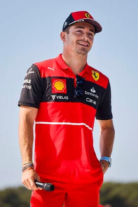 LECLERC Charles (mco), Scuderia Ferrari F1-75, portrait, Fan Forum Pilotes F1 during the Formula 1 Lenovo Grand Prix de France, French Grand Prix 2022, 12th round of the 2022 FIA Formula One World Championship, WM, Weltmeisterschaft from July 22 to 24, 2022 on the Circuit Paul Ricard, in Le Castellet, France - F1 - FRENCH GRAND PRIX 2022 DPPI Panoramic 00122028__DEL4779.JPG_