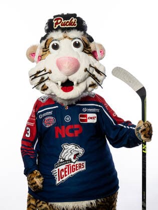 Pucki mascot, Nuremberg Ice Tigers, Nuremberg Ice Tigers , Nuremberg Ice Tigers portraits, Ice field hockey, DEL, 01 08 2022, Nuremberg Ice Tigers portraits, Ice field hockey, DEL, 01 08 2022 Copyright: xThomasxHahnx xEibner-Pressefotox EP_NIT