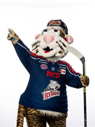 Pucki mascot, Nuremberg Ice Tigers, Nuremberg Ice Tigers , Nuremberg Ice Tigers portraits, Ice field hockey, DEL, 01 08 2022, Nuremberg Ice Tigers portraits, Ice field hockey, DEL, 01 08 2022 Copyright: xThomasxHahnx xEibner-Pressefotox EP_NIT