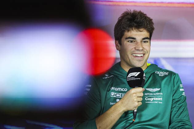 STROLL Lance (can), Aston Martin F1 Team AMR22, portrait, press conference, PK, Pressekonferenz during the Formula 1 Heineken Dutch Grand Prix 2022, 15th round of the 2022 FIA Formula One World Championship, WM, Weltmeisterschaft from September 2 to 4, 2022 on the Zandvoort Circuit, in Netherlands, Belgium - F1 - DUTCH GRAND PRIX 2022 DPPI Panoramic 00122035_AV6_4261.JPG_