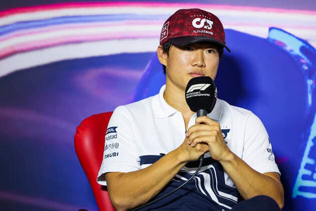 TSUNODA Yuki (jap), Scuderia AlphaTauri AT03, portrait, press conference, PK, Pressekonferenz during the Formula 1 Heineken Dutch Grand Prix 2022, 15th round of the 2022 FIA Formula One World Championship, WM, Weltmeisterschaft from September 2 to 4, 2022 on the Zandvoort Circuit, in Netherlands, Belgium - F1 - DUTCH GRAND PRIX 2022 DPPI Panoramic 00122035_AV6_4319.JPG_
