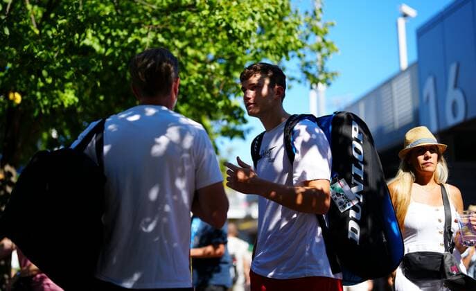 Mandatory Credit: Photo by Javier Garcia Shutterstock (13357857ax) Jack Draper after his practice session US Open Championships 2022, Day Four, USTA National Tennis Center, Flushing Meadows, New York, USA - 01 Sep 2022 US Open Championships 2022, Day Four, USTA National Tennis Center, Flushing Meadows, New York, USA - 01 Sep 2022 Copyright: xJavierxGarcia Shutterstockx 13357857ax