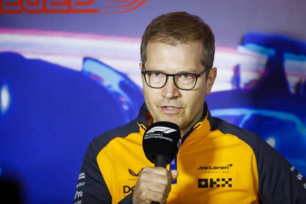 SEIDL Andreas, Team Principal of McLaren F1 Team, portrait, team principal press conference, PK, Pressekonferenz during the Formula 1 Heineken Dutch Grand Prix 2022, 15th round of the 2022 FIA Formula One World Championship, WM, Weltmeisterschaft from September 2 to 4, 2022 on the Zandvoort Circuit, in Netherlands, Belgium - F1 - DUTCH GRAND PRIX 2022 DPPI Panoramic 00122035__V2_5847.JPG_