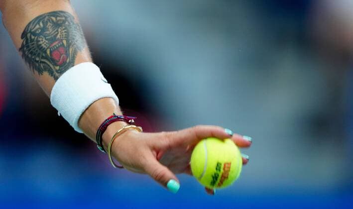 Sport Bilder des Tages Sport Bilder des Tages Mandatory Credit: Photo by Javier Garcia Shutterstock (13365468df) Aryna Sabalenka tattoo detail US Open Championships 2022, Day Eight, USTA National Tennis Center, Flushing Meadows, New York, USA - 05 Sep 2022 US Open Championships 2022, Day Eight, USTA National Tennis Center, Flushing Meadows, New York, USA - 05 Sep 2022 Copyright: xJavierxGarcia Shutterstockx 13365468df