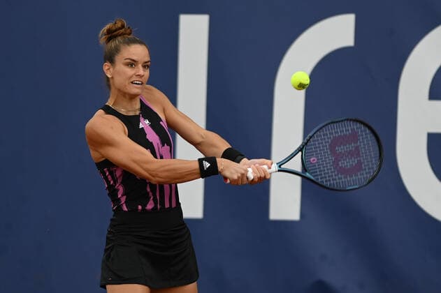 September 29, 2022, Parma, Italy: Parma, Italy, Tennis Club Parma, September 29, 2022, Maria Sakkari during Parma Ladies Open WTA250 - Tennis Internationals. Tennis Internationals - Parma Ladies Open WTA250, Parma, Italy - ZUMAl164 20220929_zsa_l164_232 Copyright: xAlessioxTarpinix