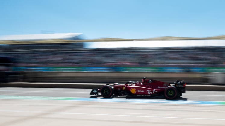 Charles Leclerc MCO, Scuderia Ferrari 16 in the pits, USA, Formula 1 Grand Prix of the USA, Circuit of the Americas Austin, 3 Free Practice, 22 10 2022 USA, Formula 1 Grand Prix of the USA, Circuit of the Americas Austin, 3 Free Practice, 22 10 2022 Austin Copyright: xEibner Memmlerx EP_MMR
