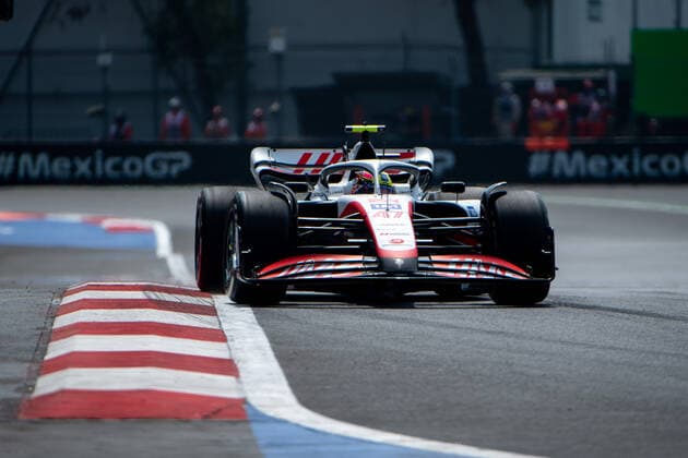 Mick Schumacher GER, Haas F1 Team 47 in VF 22, MEX, Formula 1 Mexican Grand Prix, Autodromo Hermanos Rodriguez Mexico City, 1 Free Practice, 28 10 2022 MEX, Formula 1 Mexican Grand Prix, Autodromo Hermanos Rodriguez Mexico City, 1 Free Practice, 28 10 2022 Mexico City Copyright: xEibner Memmlerx EP_MMR