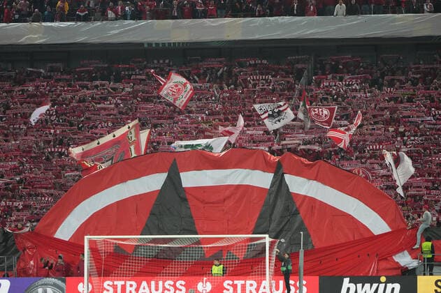 GER, Europa Conference League, group stage, matchday 6, 1 FC Koeln GER vs OGC Nice FRA 03 11 2022, Rheinenergie Stadion, Koeln, GER, Europa Conference League, group stage, matchday 6, 1 FC Koeln GER vs OGC Nice FRA , in picture koelner choreo nordphotoxGmBHx xMeuter nph00351