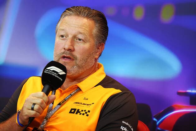 BROWN Zak (usa), CEO of of McLaren Racing, portrait, press conference, PK, Pressekonferenz during the Formula 1 Etihad Airways Abu Dhabi Grand Prix 2022, 22nd round of the 2022 FIA Formula One World Championship, WM, Weltmeisterschaft from November 18 to 20, 2022 on the Yas Marina Circuit, in Yas Island, Abu Dhabi - F1 - ABU DHABI GRAND PRIX 2022 DPPI Panoramic GP2222_083943177A3998
