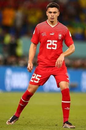 Mandatory Credit: Photo by Michael Zemanek Shutterstock (13634925ax) Fabian Rieder of Switzerland Brazil v Switzerland, FIFA World Cup, WM, Weltmeisterschaft, Fussball 2022, Group G, Football, Stadium 974, Doha, Qatar - 28 Nov 2022 Editorial Use Only Brazil v Switzerland, FIFA World Cup 2022, Group G, Football, Stadium 974, Doha, Qatar - 28 Nov 2022 Editorial Use Only Copyright: xMichaelxZemanek Shutterstockx 13634925ax