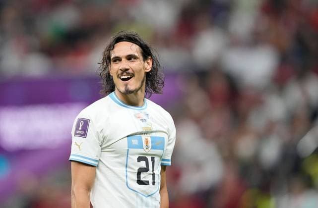 Mandatory Credit: Photo by Dave Shopland Shutterstock (13634940dh) Edinson Cavani of Uruguay. Portugal v Uruguay, FIFA World Cup, WM, Weltmeisterschaft, Fussball 2022, Group H, Football, Lusail Stadium, Al Daayen, Qatar - 28 Nov 2022 Editorial Use Only Portugal v Uruguay, FIFA World Cup 2022, Group H, Football, Lusail Stadium, Al Daayen, Qatar - 28 Nov 2022 Editorial Use Only Copyright: xDavexShopland Shutterstockx 13634940dh