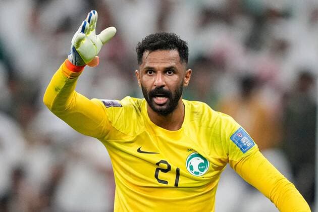 Mandatory Credit: Photo by Dave Shopland Shutterstock (13640353q) Saudi Arabia goalkeeper Mohammed Al-Owais Saudi Arabia v Mexico, FIFA World Cup, WM, Weltmeisterschaft, Fussball 2022, Group C, Football, Lusail Stadium, Al Daayen, Qatar - 30 Nov 2022 Editorial Use Only Saudi Arabia v Mexico, FIFA World Cup 2022, Group C, Football, Lusail Stadium, Al Daayen, Qatar - 30 Nov 2022 Editorial Use Only Copyright: xDavexShopland Shutterstockx 13640353q