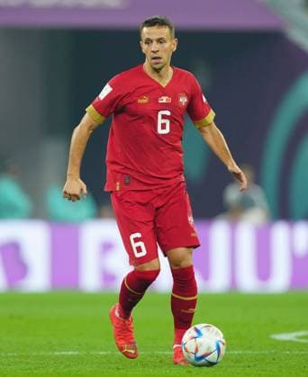 Mandatory Credit: Photo by Javier Garcia Shutterstock (13640451fe) Nemanja Maksimovic of Serbia Serbia v Switzerland, FIFA World Cup, WM, Weltmeisterschaft, Fussball 2022, Group G, Football, Stadium 974, Doha, Qatar - 02 Dec 2022 Editorial Use Only Serbia v Switzerland, FIFA World Cup 2022, Group G, Football, Stadium 974, Doha, Qatar - 02 Dec 2022 Editorial Use Only Copyright: xJavierxGarcia Shutterstockx 13640451fe