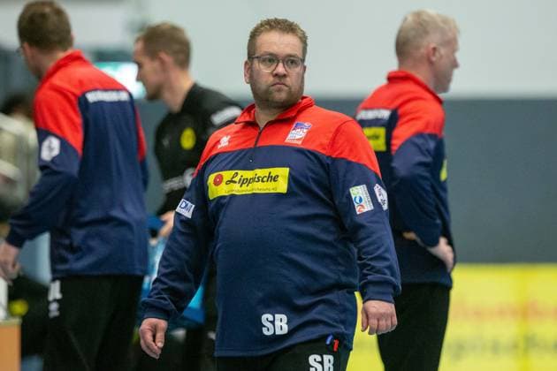 Steffen Birkner HSG Blomberg Lippe, coach GER, HSG Blomberg Lippe vs Borussia Dortmund, handball, 1 Bundesliga women, 11 match day, season 2022 2023, 04 01 2023 GER, HSG Blomberg Lippe vs Borussia Dortmund, handball, 1 Bundesliga women, 11 match day, season 2022 2023, 04 01 2023 Blomberg Copyright: xEibner-Pressefotox xJanxStrohdiekx EP_JSK
