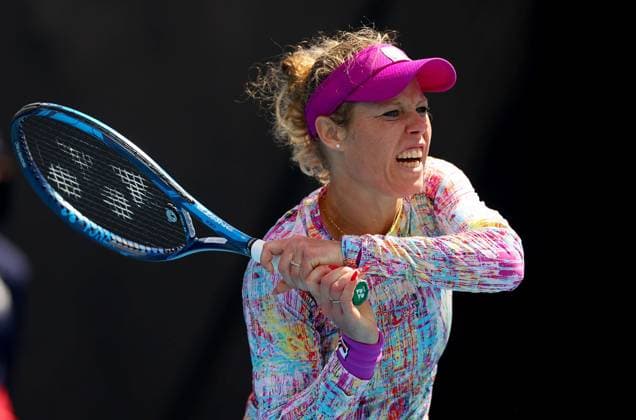 Mandatory Credit: Photo by Ella Ling Shutterstock (13716767bp) Laura Siegemund of Germany in action Australian Open, Day Four, Tennis, Melbourne Park, Melbourne, Australia - 19 Jan 2023 Australian Open, Day Four, Tennis, Melbourne Park, Melbourne, Australia - 19 Jan 2023 Copyright: xEllaxLing Shutterstockx 13716767bp
