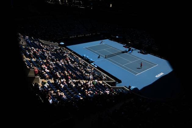 Mandatory Credit: Photo by James Gourley Shutterstock (13716911bm) Jessica Pegula in action during her third round match Australian Open, Day Five, Tennis, Melbourne Park, Melbourne, Australia - 20 Jan 2023 Australian Open, Day Five, Tennis, Melbourne Park, Melbourne, Australia - 20 Jan 2023 Copyright: xJamesxGourley Shutterstockx 13716911bm